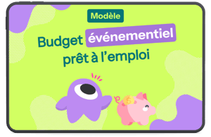 Modèle de budget ultime organisation événement